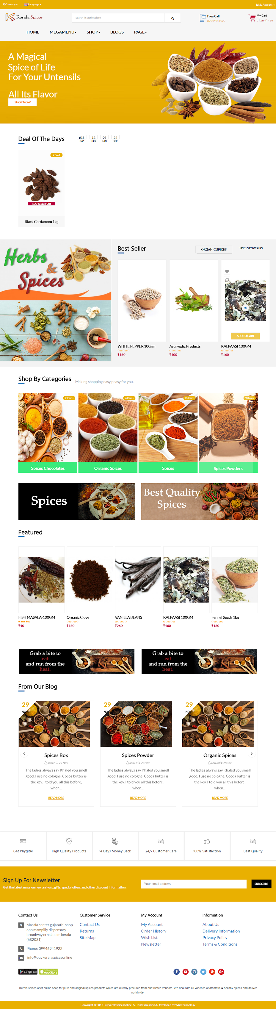 Buy Kerala Spices Online